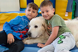 Wizyta dogoterapeuty