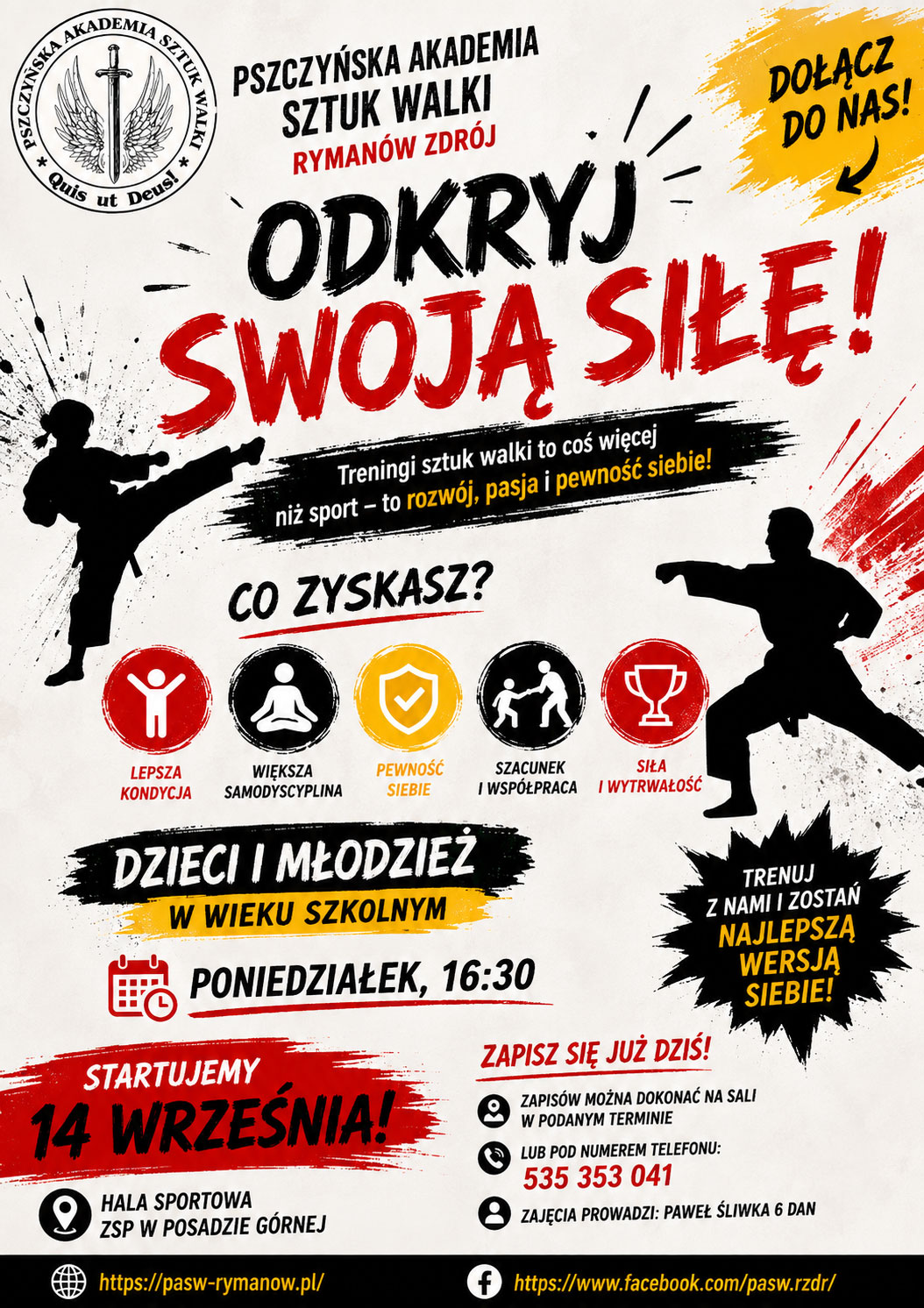 Ruszają zapisy na treningi sztuk walki!